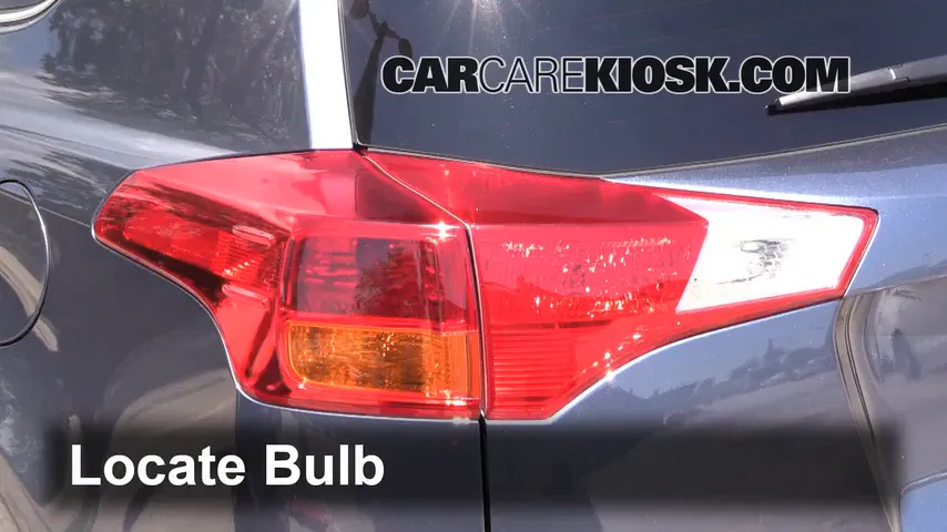 2013 Toyota RAV4 Limited 2.5L 4 Cyl. Lights Tail Light (replace bulb)